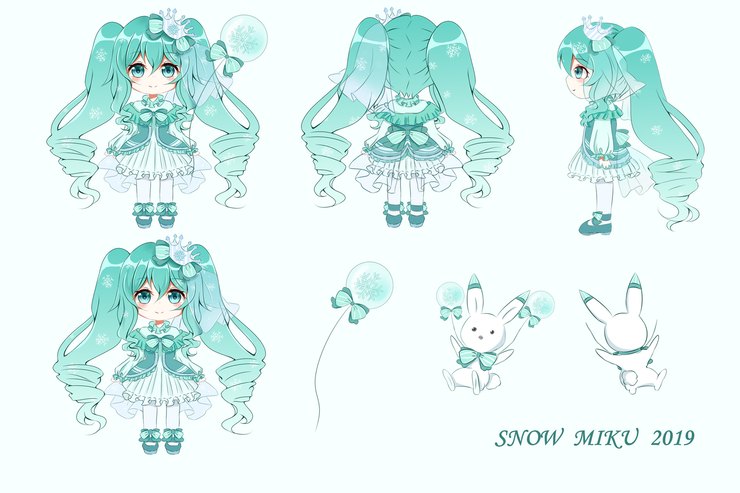 SNOW MIKU 2019デザイン案