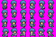 KAITO(サイドビュー用?)キャラチップ