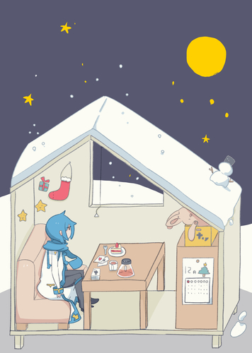 雪の日のKAITO