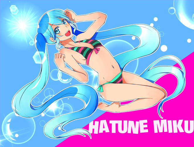 水着ミクさん