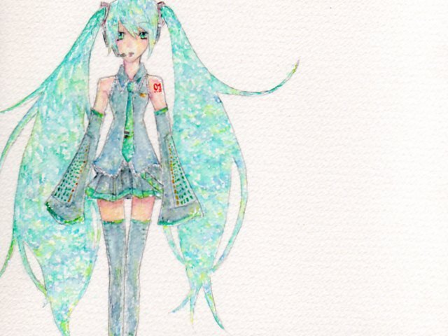 淡く唄う ミク