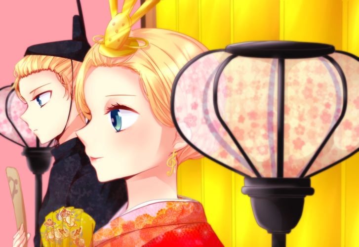 3月のひな祭り鏡音