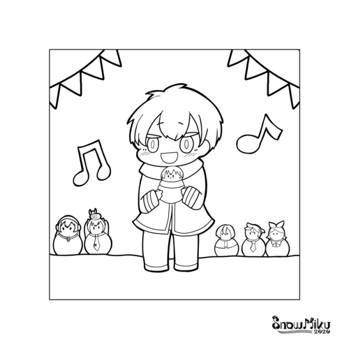 線画イラスト