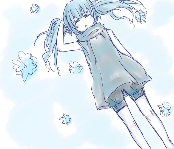 寝ミク