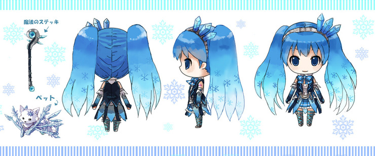 2014年雪ミクデザイン案