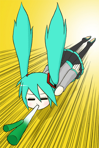 花梨さんの描いたミクを描いてみた