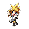 【無料素材】SD鏡音レン