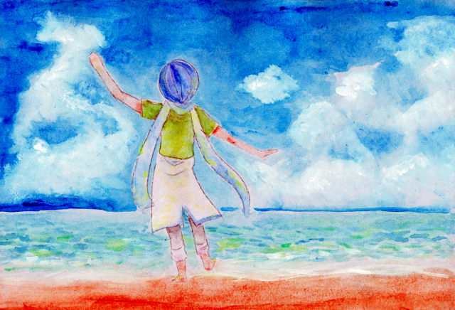 あお。