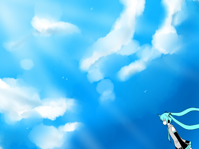 空は高いなぁ