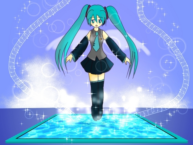 If Miku came out from my window...