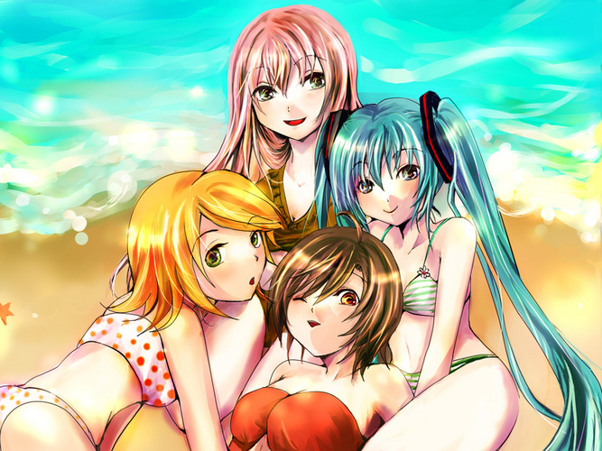 夏だ!水着だ!ボカロ娘