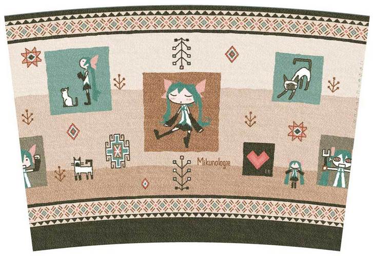 「Mikunologie」GABBEH風タンブラー展開図