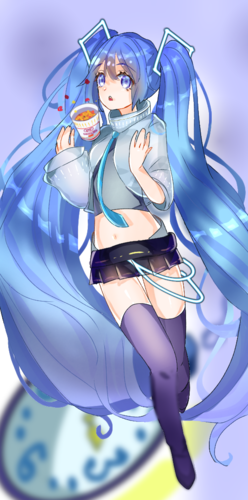 一緒に3分待ってくれる初音ミクさん