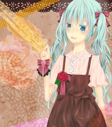 Classic ribbon & rose