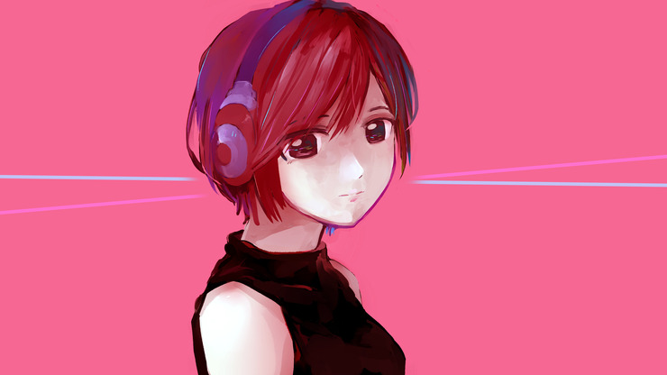 見つめる