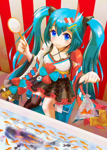 金魚すくっちゃう?