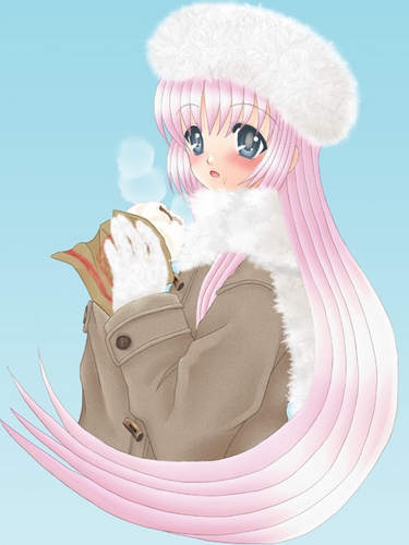 ルカと肉まん