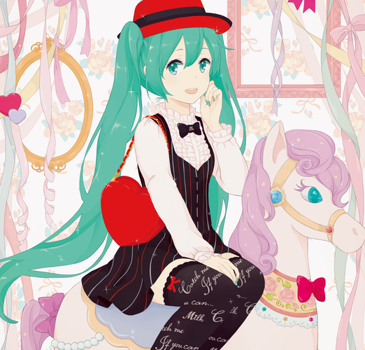 MIKU wears MILK