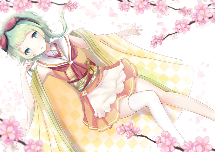 桜とメッセージ
