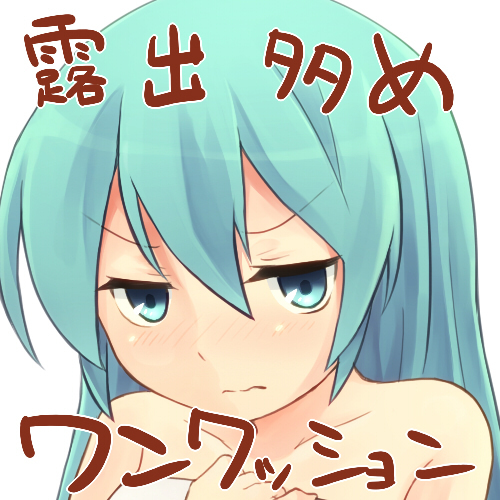バスタオル一枚ミクさん