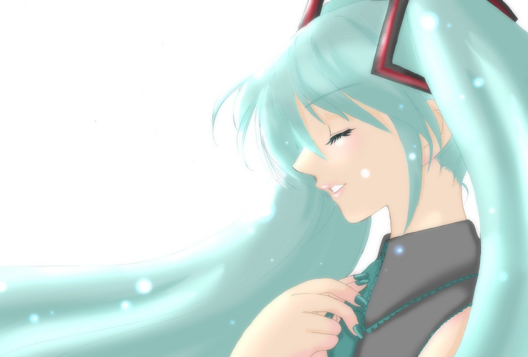 ささやくように。