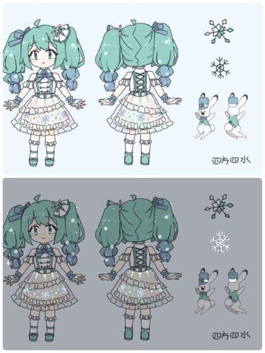 雪ミク2021-オーロラのアイドル
