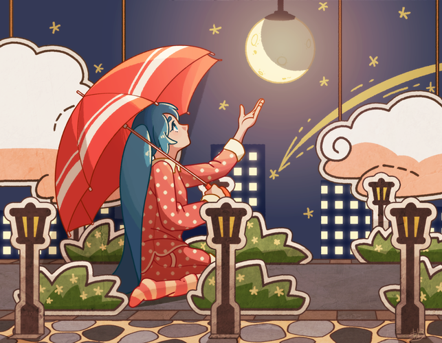 Falling Star【寄稿イラスト】