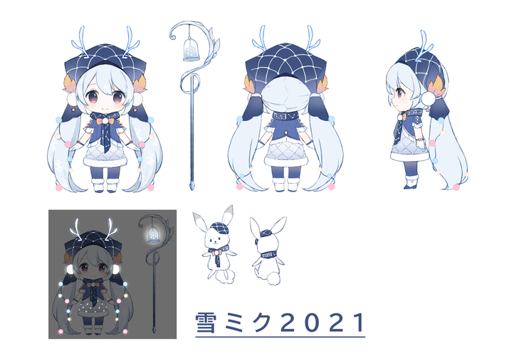 2021年雪ミク衣装