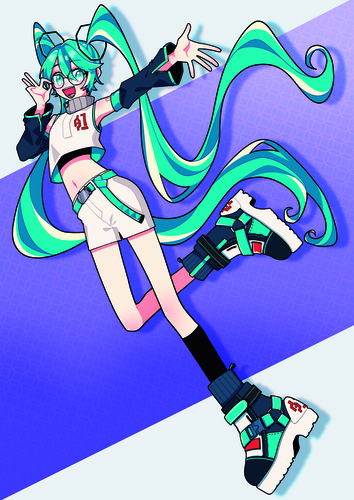 ミクのメガネ!