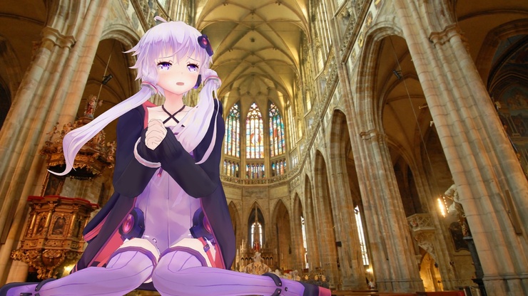 【結月ゆかり】私の祈り、届いていますか…?【MMD】
