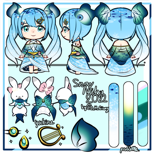 Snow Miku & Yukine 2022: Sea