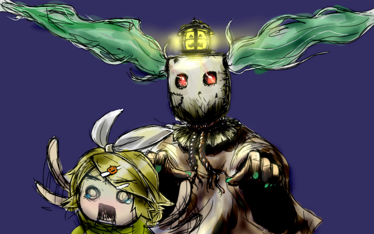 ハロウィンのミクさん