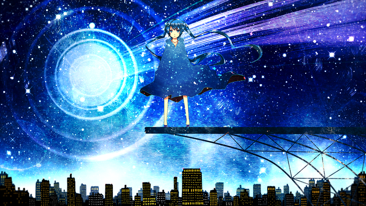 青の降る夜