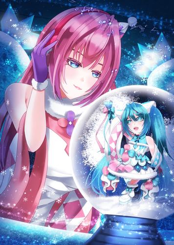 マジカルミライ2020winter 公募絵。