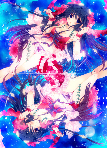 鏡の金魚