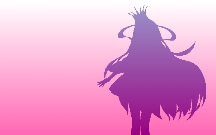カードイラスト ギャラ子 グラデーション