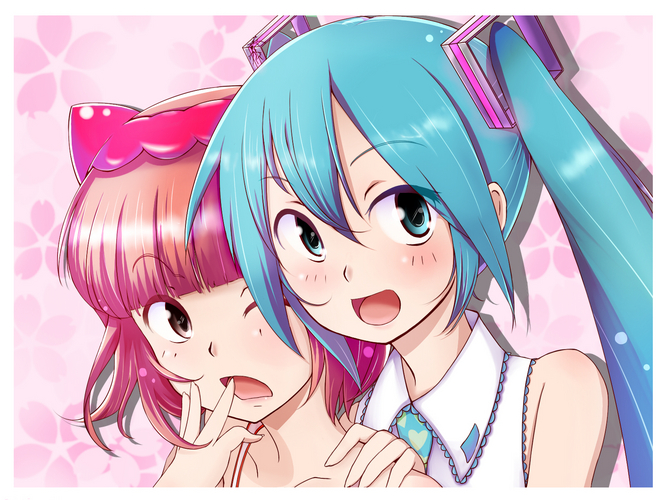 仲良しミクさんいろはさん!