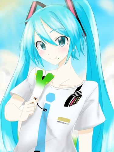 アイスもぐもぐ