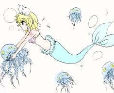 海月と人魚
