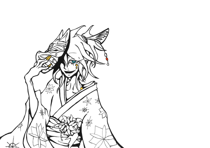 和風な鏡音レンさん