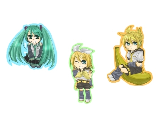 ミク、リン、レン