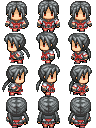 【亜種】弓音ハツのドット絵【RPGツクール】