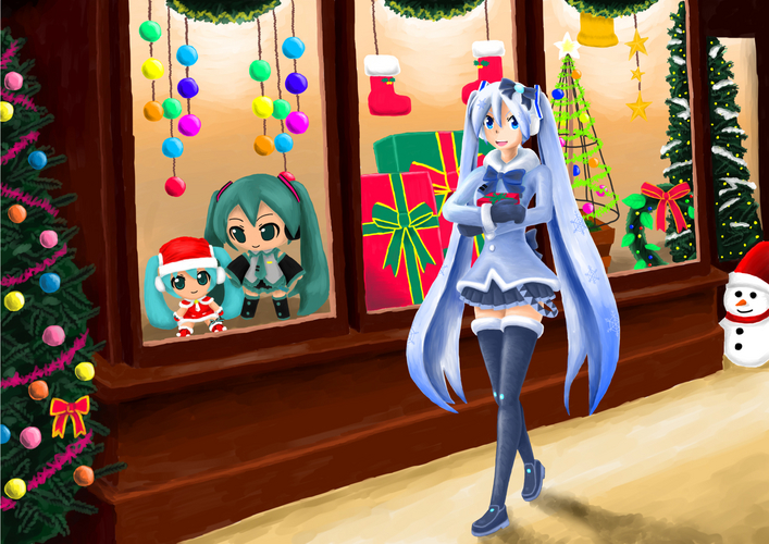 メリークリスマス!ミクさんからお届けっ
