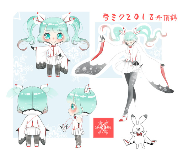 雪ミク2018丹頂鶴