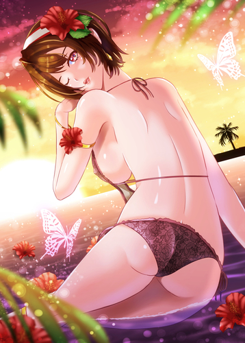 水着めーちゃん。