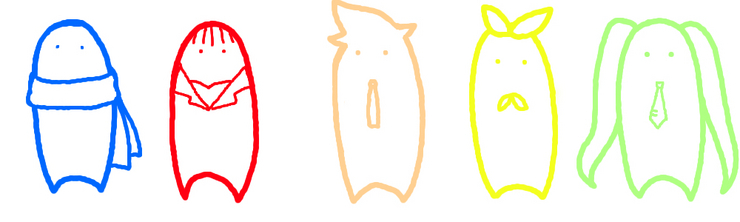 10秒で描ける!ボーカロイド
