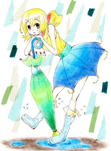 雨傘ガール