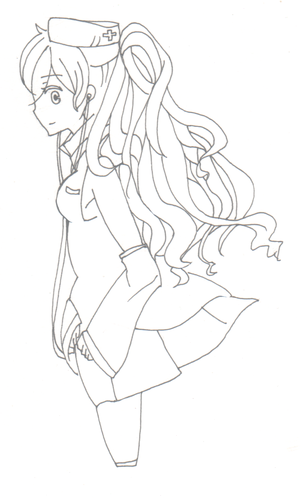 【目覚めた】看護ロイドミク【塗り絵に】