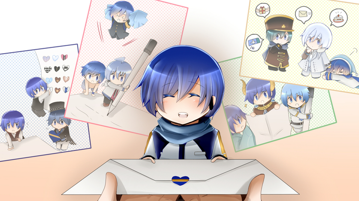 皆でお手紙を書いたよ!