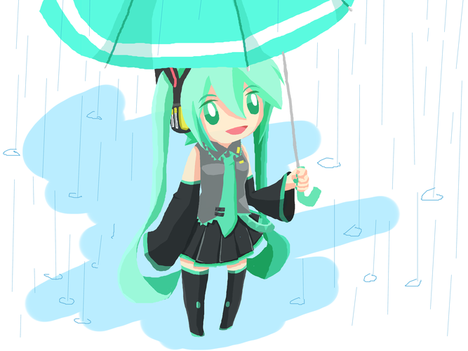 梅雨ミクさん